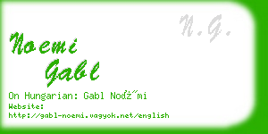 noemi gabl business card